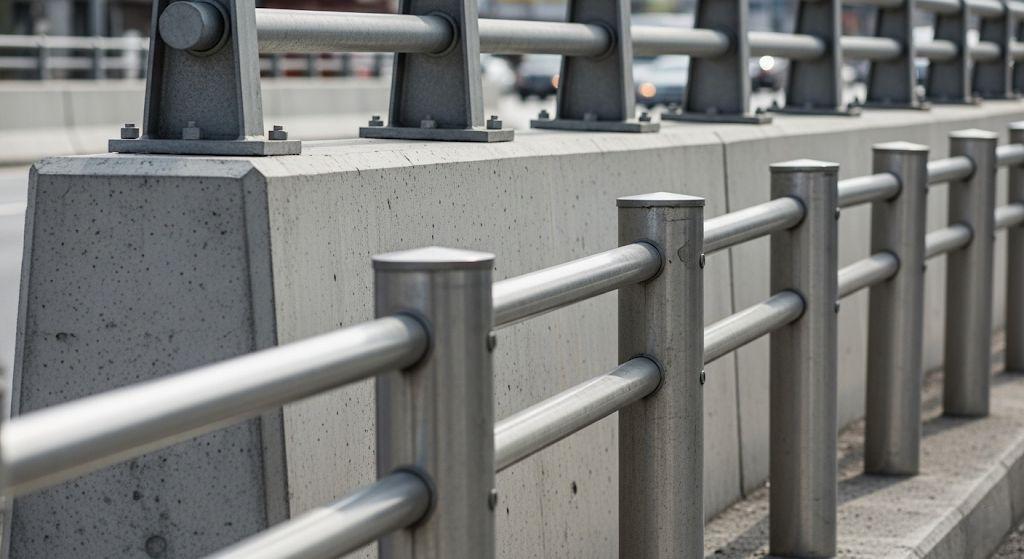 Perbedaan Barrier Beton dan Guardrail
