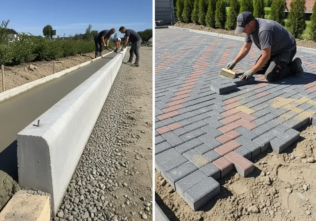 Perbedaan Kanstin dan Paving Block