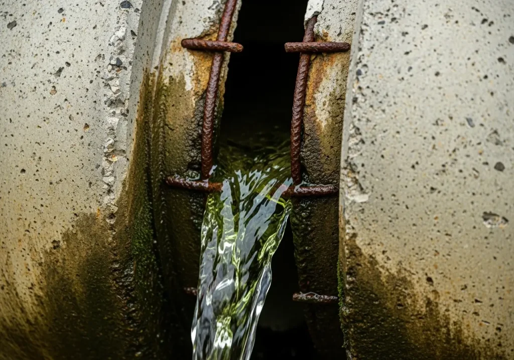 kebocoran buis beton