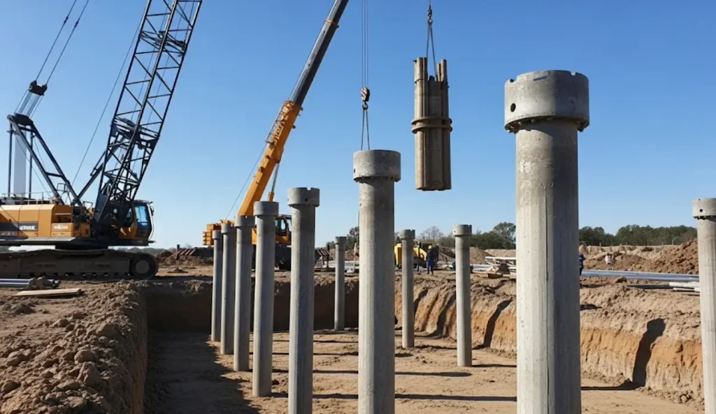 metode pemasangan tiang pancang