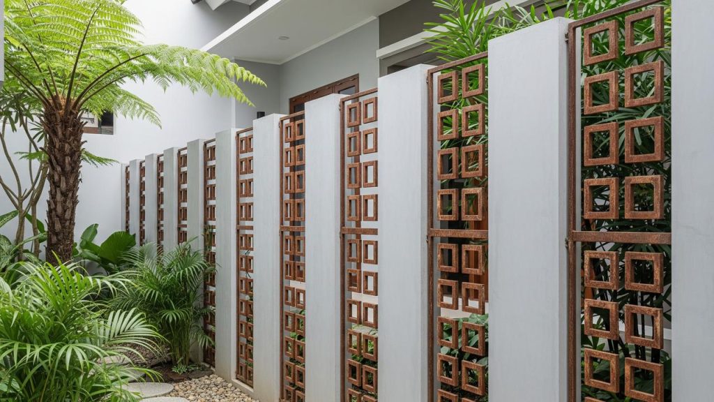 Pagar beton vs pagar besi