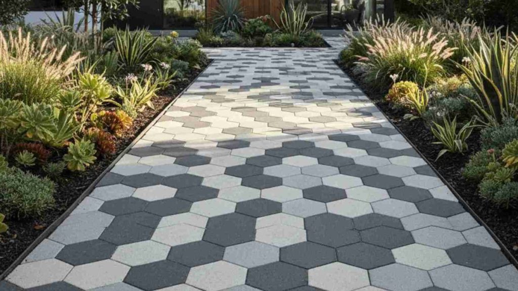 Paving Block Hexagon Warna