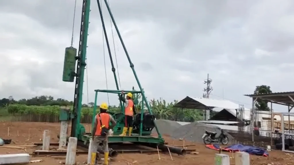 jasa pancang lapangan parkir