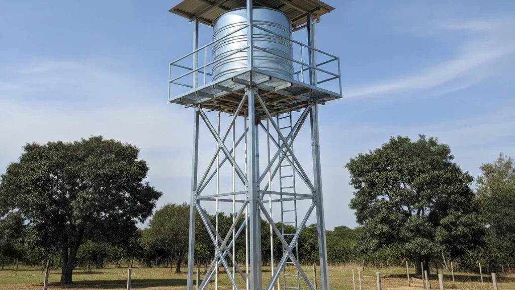 jasa pancang tangki air