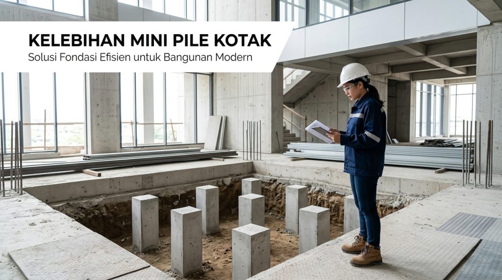 Sebelum Membangun, Kenali Kelebihan Mini Pile Kotak Agar Pondasi Bangunan Lebih Kokoh